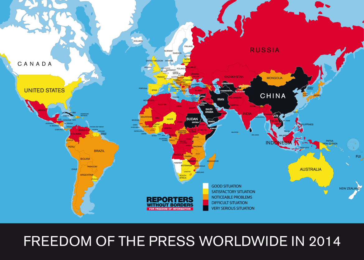 Countries Without Freedom Of Speech