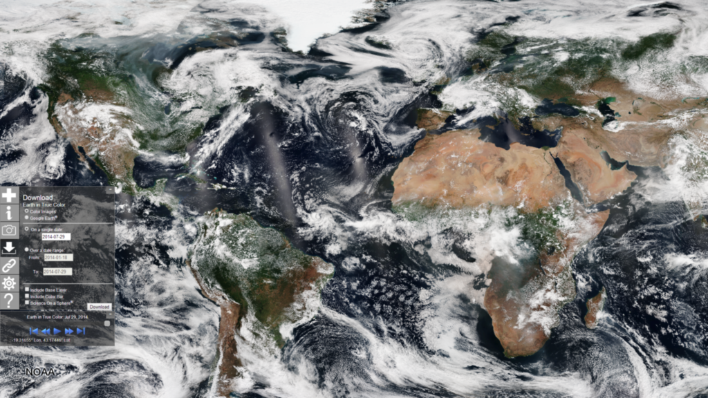 New NOAA View Offers Environmental Data Imagery Global 