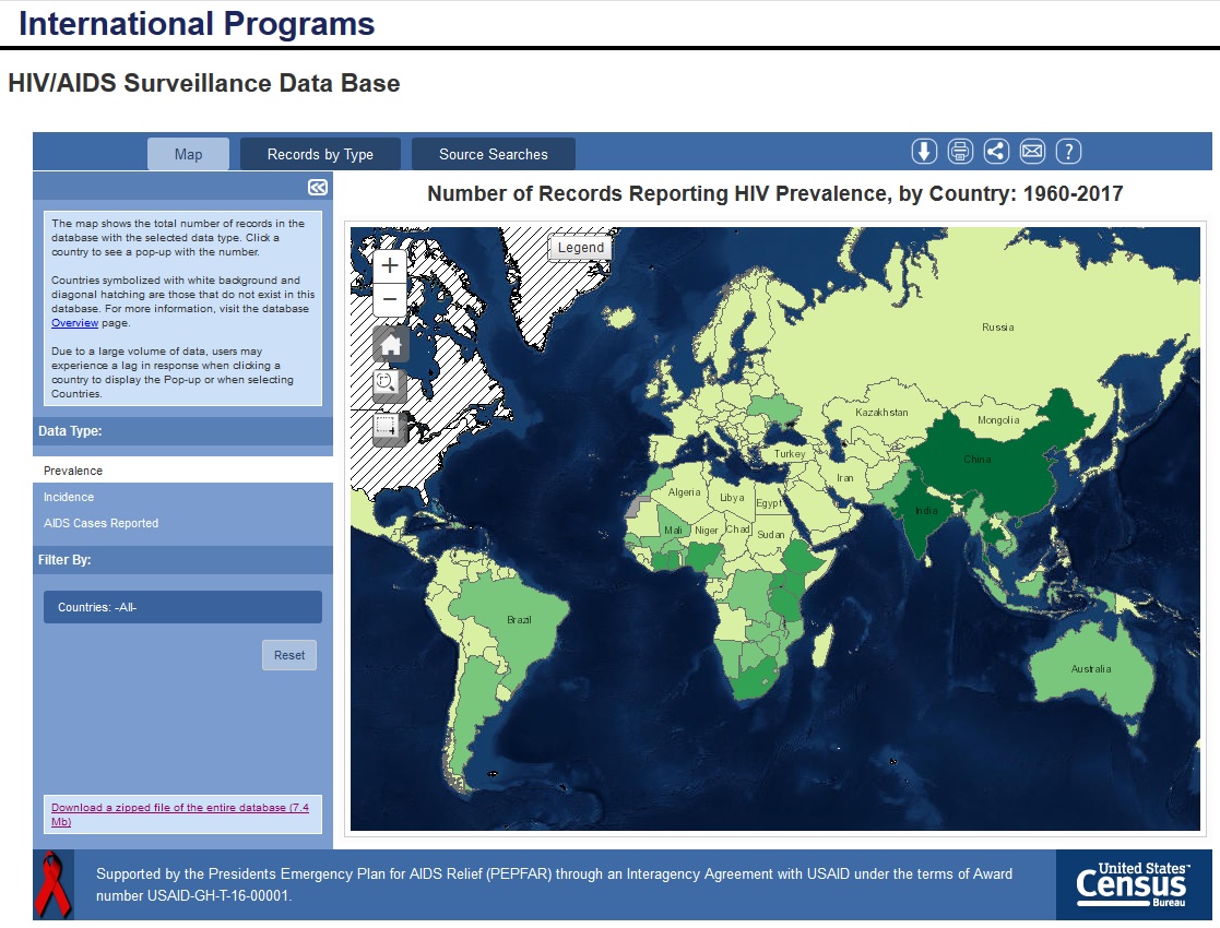 Aids Database Document of the Day: HIV/AIDS International Surveillance Data Base ...