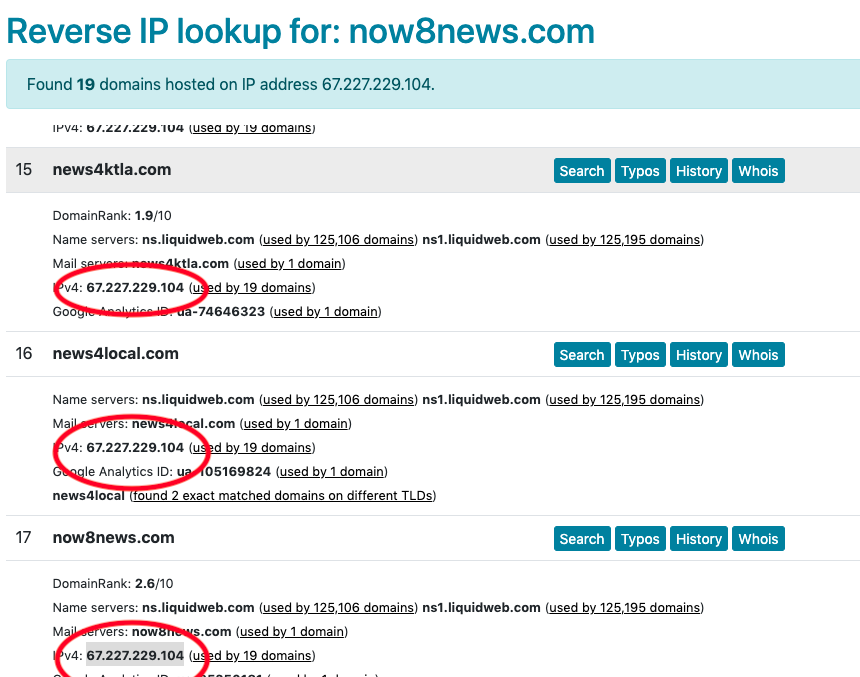 Nixintel Open Source Intelligence & Investigations Website Attribution  Without WhoIs – Reverse IP Lookups (Part 2)