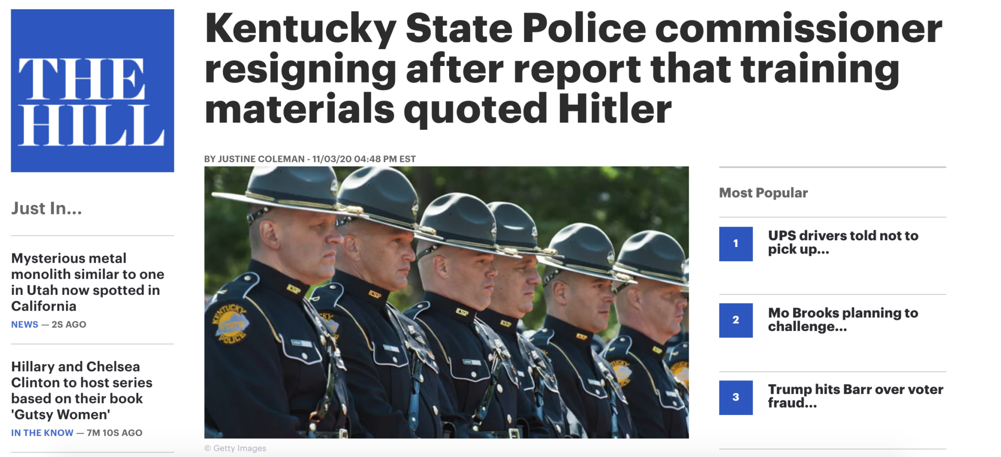 The Teen Muckraker Who Exposed Police Training Materials Quoting Hitler ...
