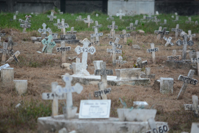 Mass COVID burial site in Rio de Janeiro, Brazil