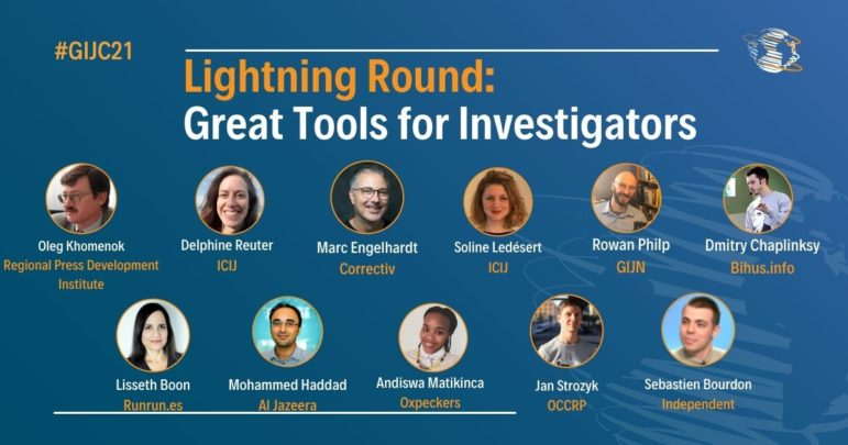 GICJ21, Lightning Round Great Tools for Investigators