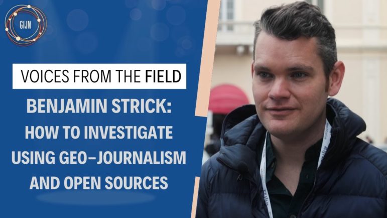 Ben Strick Geo-Journalism Tips YouTube screenshot