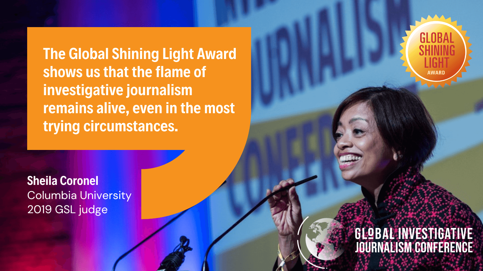 GIJC23 Global Shining Light Award Submissions Open Global 