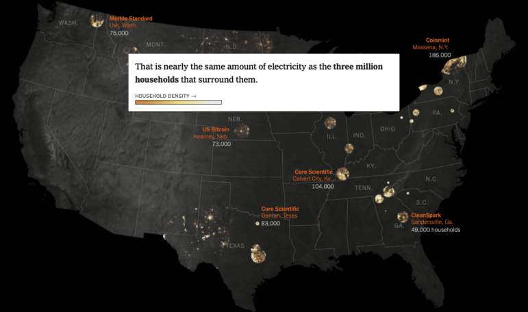 data journalism bitcoin mining