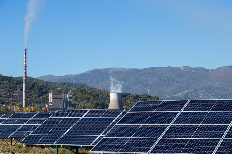 investigation country climate pledge North Macedonia coal plant conversion to solar