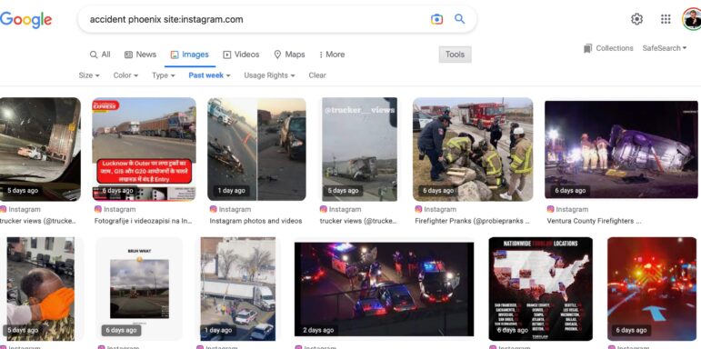 social search guide Instagram Google image results