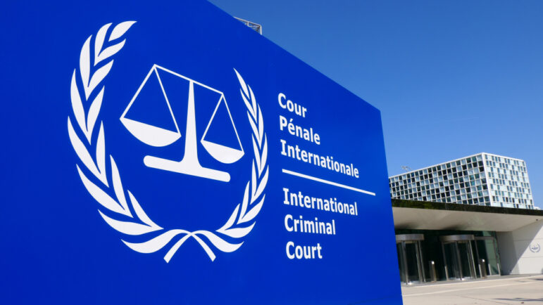 The International Criminal Court in The Hague, Netherlands war crimes