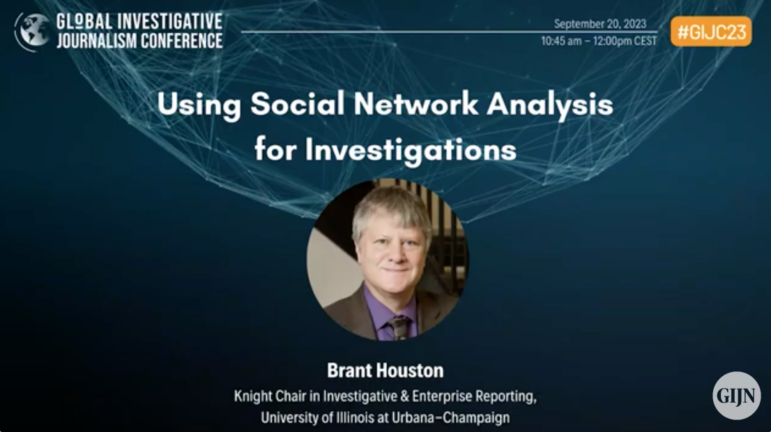 Using Social Network Analysis for Investigations YouTube Image GIJC23