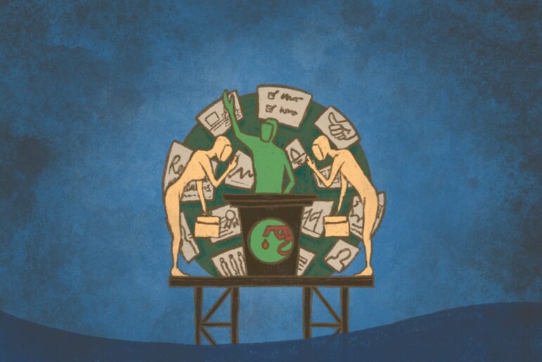 Ilustración: Nodjadong Boonprasert para GIJN