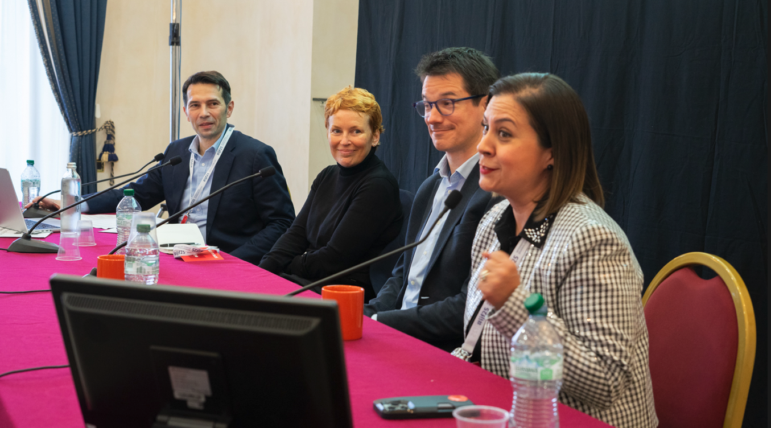 IJF24 festival panel, Journalists as Founders
