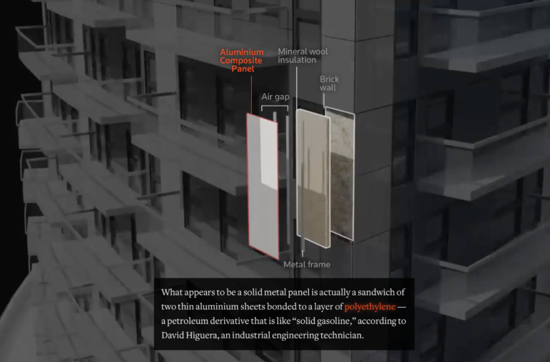 Reuters investigation Valencia Spain high-rise fire after Grenfell Towers disaster