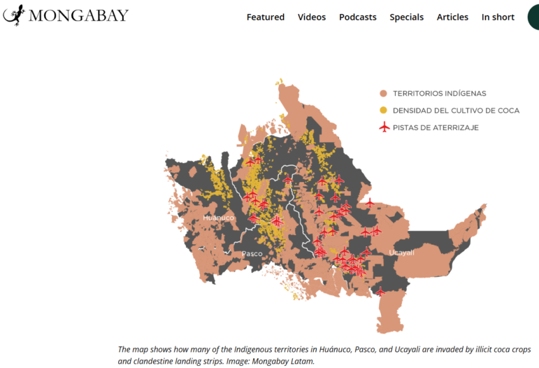 Mongabay Latam organized crime landing strips in the Amazon