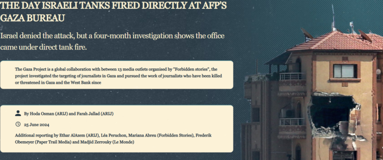 The Gaza Project investigates deaths of journalists in Gaza