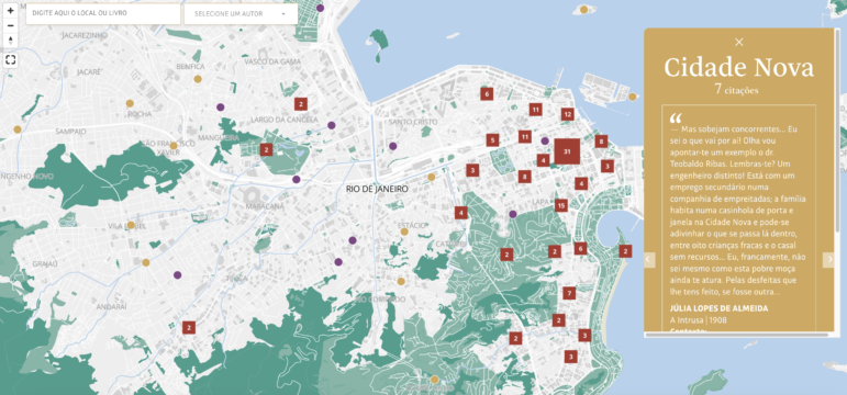 6. Literary map of Rio de Janeiro