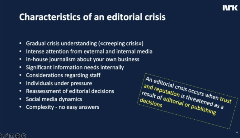 NRK Editorial Crisis