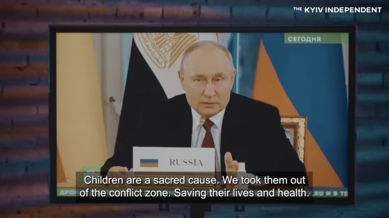 This Kyiv Independent documentary dug into the forced deportation of Ukrainian children into Russia. Estimates for the number of missing range from 20,000 - 100,000. Image: Screenshot, Kyiv Independent