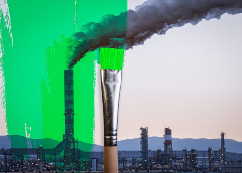 greenwashing fossil fuel industry with sustainability loans
