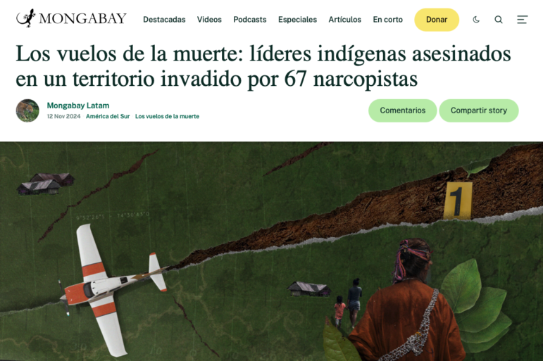 Los Vuelos de la Muerte Mongabay Latam investigatoin
