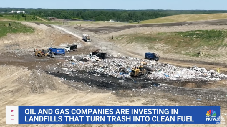 NBC News Indiana oil and gas companies investing in landfills for natural gas