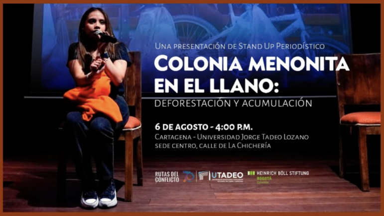 Rutas del Conflicto stand-up journalism events