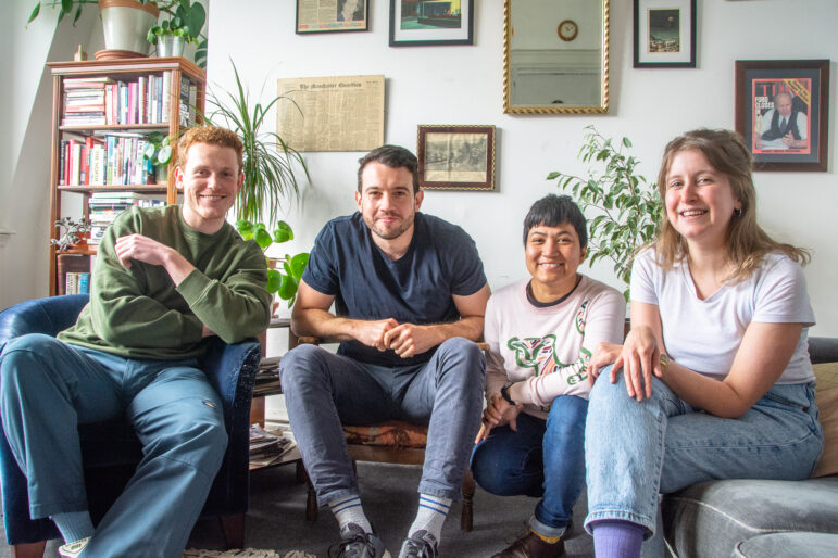 Mill Media founder Joshi Hermann and some of his team.