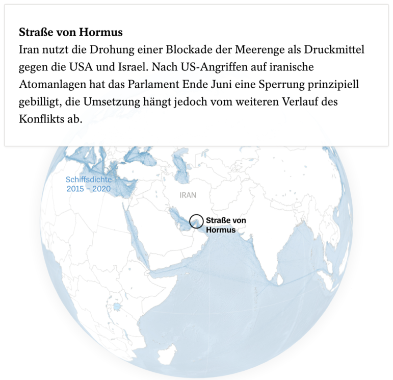 Der Spiegel, tracking world's riskiest marine shipping routes