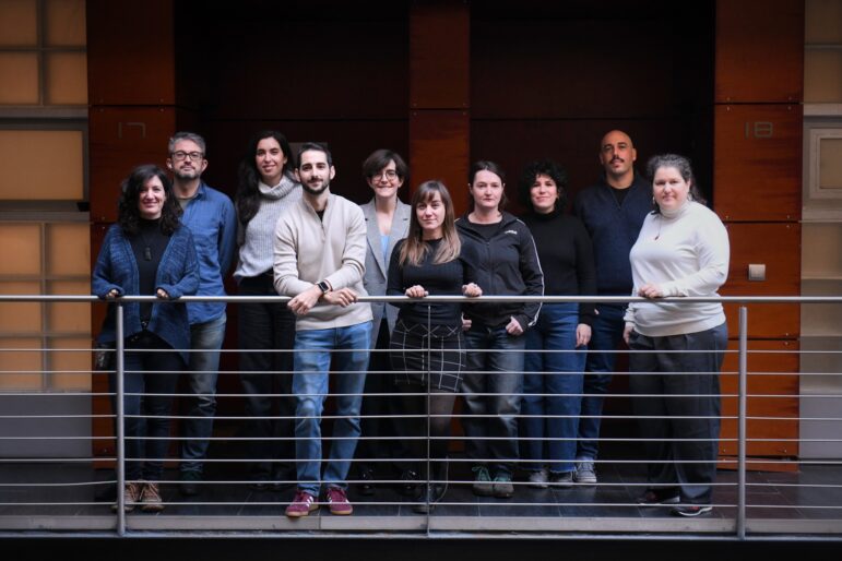 Civio was set up with the goal of opening up the data: using the FOIA and other sources to uncover what was happening in Spain. Team photograph: Courtesy of CIVIO