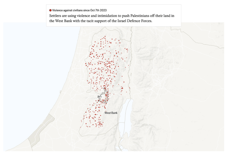Israeli settler violence against Palestinians in the West Bank