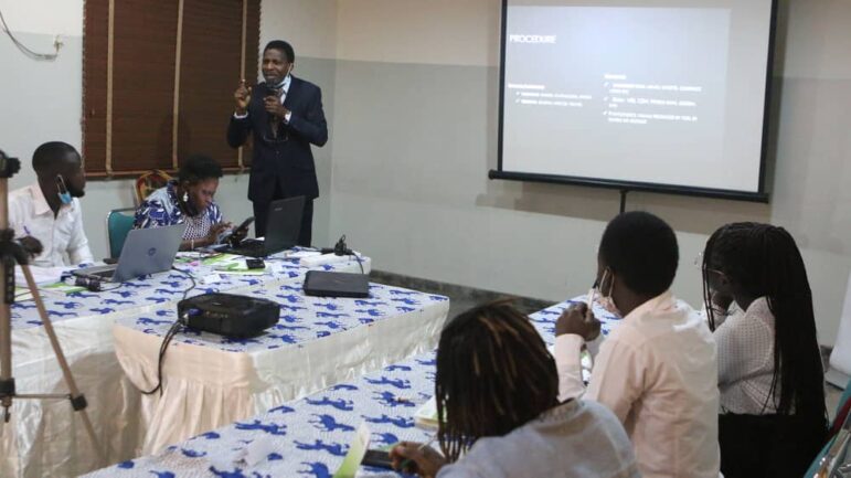 New journalist training session organized by Joke Kujenya 