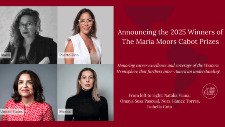 2025 Maria Moors Cabot award winners, Nora Gámez Torres