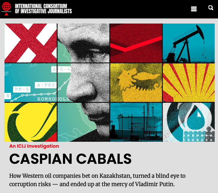 Asia Focus, ICIJ Caspian Cabals