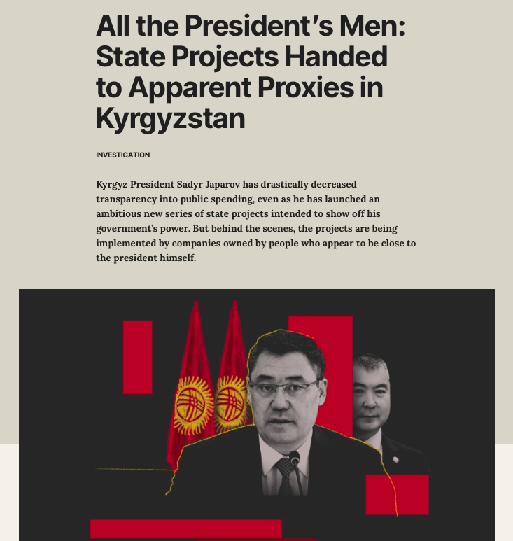 OCCRP, All the President's Men, Kyrgyzstan
