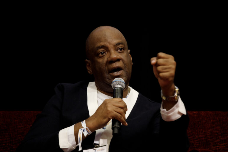 The international lawyer Dr. Charles A. Adeogun-Phillips. Image: Samsul Said, Alt Studio, for GIJN