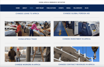 Imagen: Toma de pantalla, China Africa Research Initiative