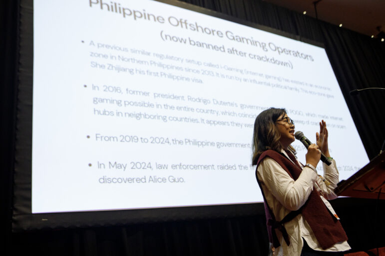 Scams and scammers panel at GIJC25