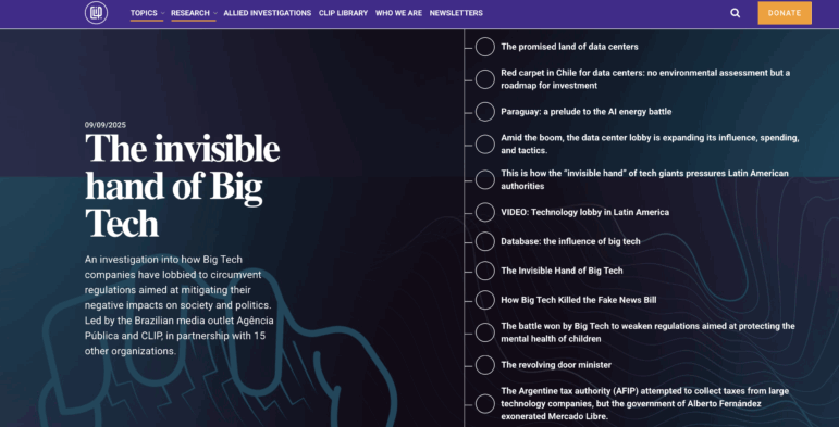 El CLIP investigation big tech's invisible hand