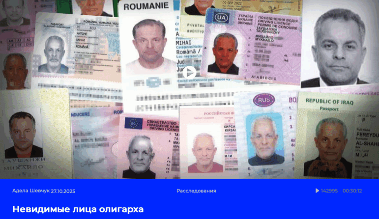 CU-SENS Fugitive Oligarch's Aliases