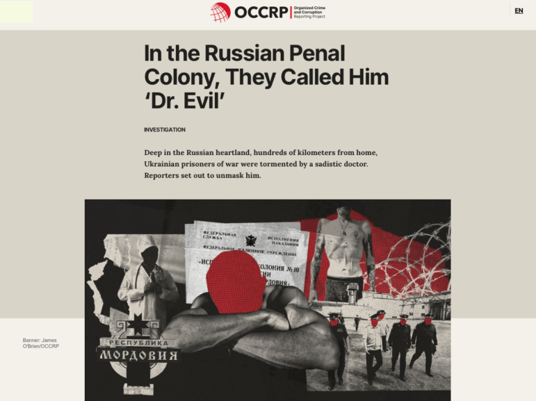 OCCRP Russian Penal Colony Doctor
