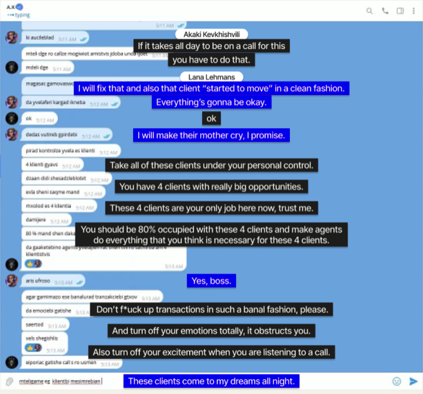 OCCRP international fraudsters from Georgia