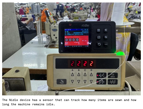 Rest of World, digital tracking pressures garment workers