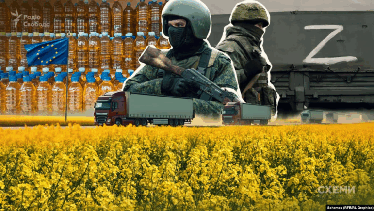 Schemes Russian export stolen Ukrainain goods