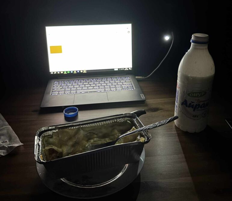 2. “During long power outages, we had to have dinner and work by the light of a laptop,” says Maksym Dudchenko, commenting on the photo..jpg
