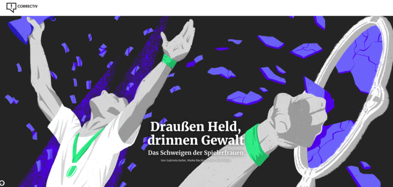Correctiv, Partner Abuse by Football Players