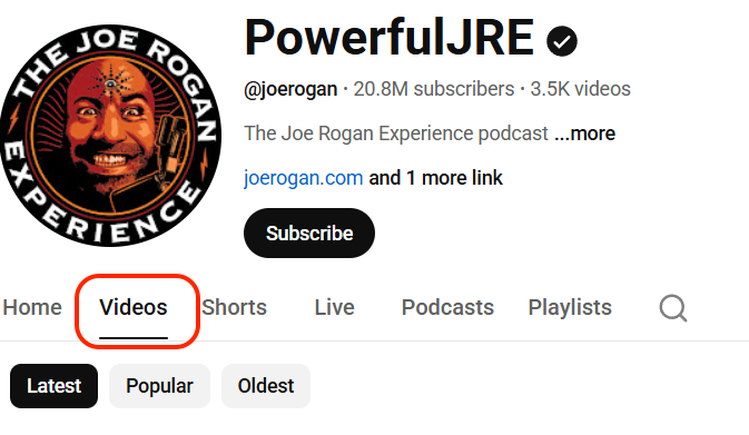 Joe Rogan Experience podcast, investigating influencers