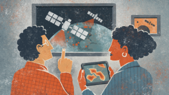 Ilustración: Louiza Karageorgiou para GIJN