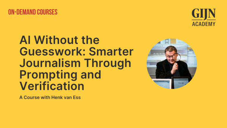 Henk van Ess AI Without the Guesswork Journalism Training