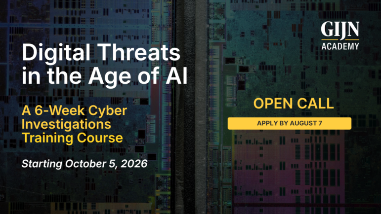GIJN Fifth Digital Threats Training Cohort