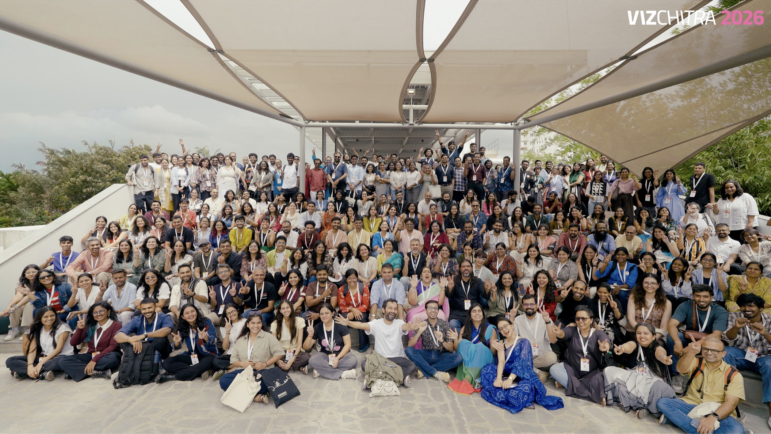 Group shot of attendees at 2026 VizChitra data conference